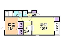 間取図画像 1LDK