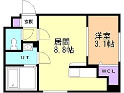 シャトン北10条 3階