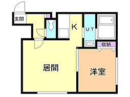 間取図画像 1LDK