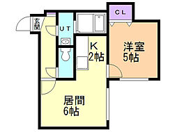 間取図画像 1LDK