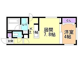間取図画像 1LDK