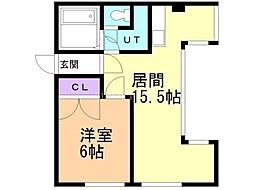 間取図画像 1LDK