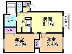 物件の間取り