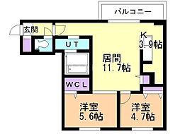 コローレ　Ｅ17 4階