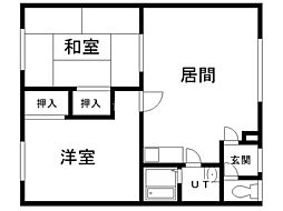 ローヤルハイム 2LDKの間取図画像