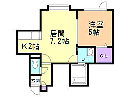 Mocha 1LDKの間取図画像