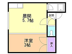 城北ハイツＣ 2階