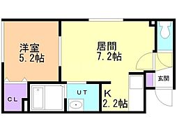 間取図画像 1LDK