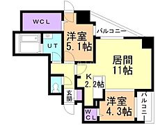 物件の間取り