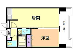 グランカーサ南9条 1LDKの間取図画像