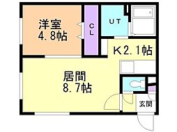 札幌市電2系統 山鼻19条駅 徒歩3分 3階/-