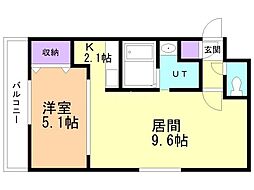 間取図画像 1LDK