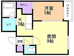 間取図画像 1LDK