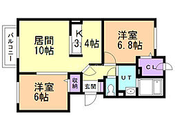 e.us　NAEBO　STATION（旧サンライズ） 4階/406