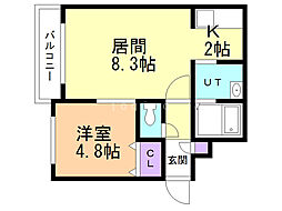 サンルーチェ山鼻 4階/401