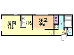 エヴァンスコート北円山 4階/402
