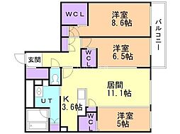 アルファスクエアＳ17 4階/408