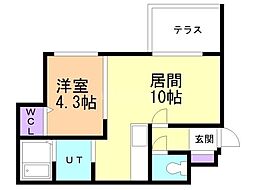 札幌市営東西線 西28丁目駅 徒歩8分 1階/-
