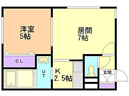 パークテラス中島公園 2階/206