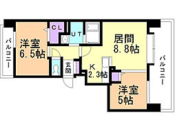 ドミ山鼻八条 13階