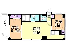 ビッグパレス中島公園 4階/410