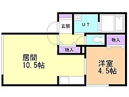 タウンハウス8・9 1階/102