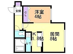 植物園テラス 4階/410