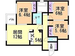 物件の間取り