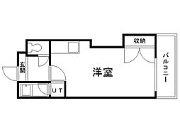 ル・フランセ・宮の森 ワンルームの間取図画像