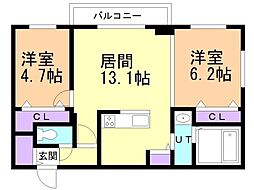 札幌市電2系統 西線16条駅 徒歩5分 3階/-