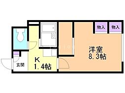 レオパレスセントラル南4条A 2階