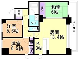 ＭＡＮＳＩＯＮ　ＫＵＲＯＤＡ山鼻19条 7階