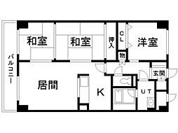 S・コート28 3LDKの間取図画像