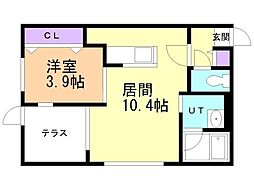 札幌市電2系統 西線6条駅 徒歩1分 1階/-