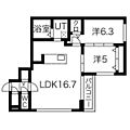 PLAZA緑丘2階10.3万円