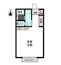 シャンブル宗高 101 ｜ 群馬県伊勢崎市宗高町135（賃貸アパート1R・1階・26.43㎡） その2