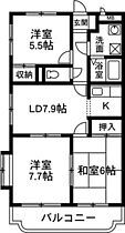 マ・メゾン 201 ｜ 群馬県伊勢崎市宮子町（賃貸マンション3LDK・2階・65.00㎡） その2