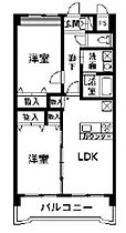 マンションエクレール 202 ｜ 群馬県伊勢崎市宮前町（賃貸マンション2LDK・2階・56.05㎡） その2