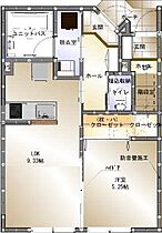 グランツリー宮子II 101 ｜ 群馬県伊勢崎市宮子町3491-11（賃貸アパート1LDK・1階・40.57㎡） その2