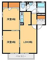 パルテール C102 ｜ 群馬県伊勢崎市上諏訪町（賃貸アパート2LDK・1階・50.04㎡） その2