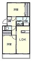 秋桜 103 ｜ 群馬県伊勢崎市三室町（賃貸マンション2LDK・1階・48.50㎡） その2