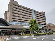 病院「伊勢崎市民病院まで1591m」