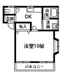間取図画像 1DK