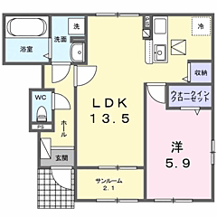 物件の間取り