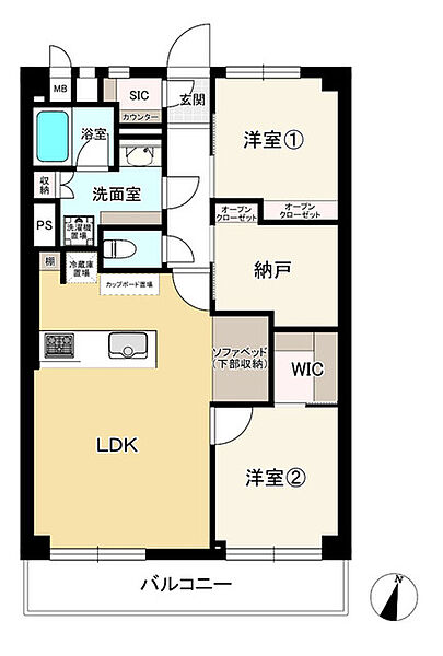 間取りを拡大表示