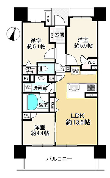 間取りを拡大表示