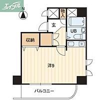 岡山県岡山市北区京町（賃貸マンション1R・2階・21.03㎡） その2