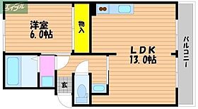 岡山県岡山市南区泉田（賃貸アパート1LDK・1階・42.00㎡） その2