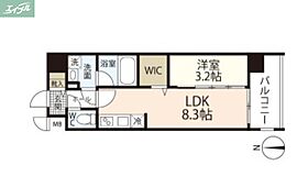 岡山県岡山市北区南中央町（賃貸マンション1LDK・9階・31.50㎡） その2