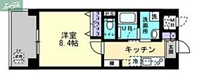 岡山県岡山市北区下中野（賃貸マンション1K・6階・32.19㎡） その2